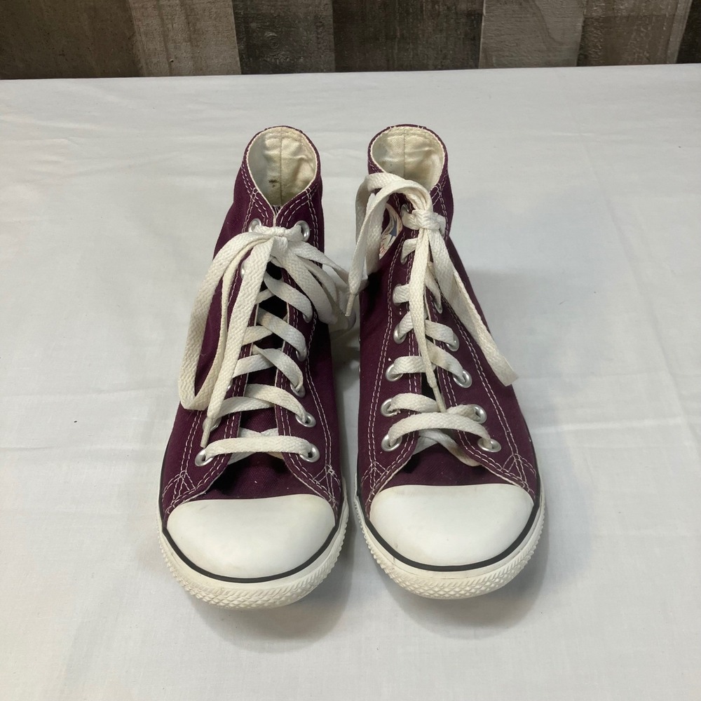 Converse Chuck Taylor All Star High Top‎ Purple Canvas Sneakers Mens 4 Womens 6 - Picture 2 of 8